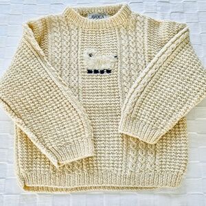 Avoca Hand Knit Wool Irish Sweater